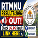 RTMNU Results 2026 (Out): Check UG, PG Result Link Here